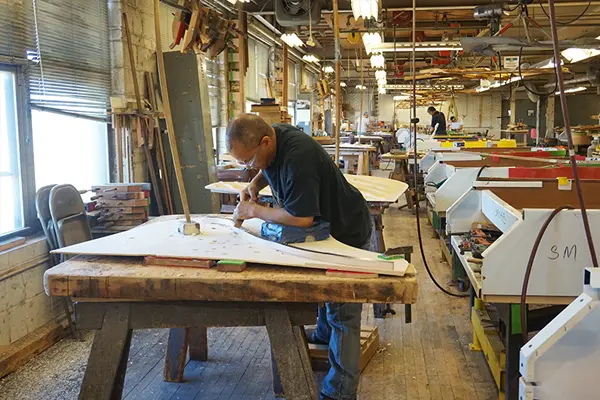 piano manufacturing workshop